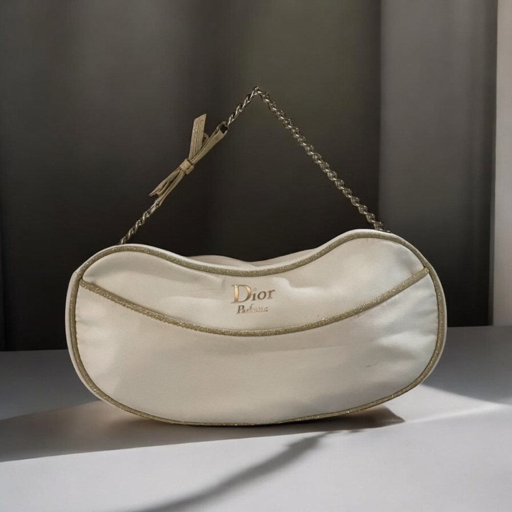DIOR Parfums White Fabric Bag
